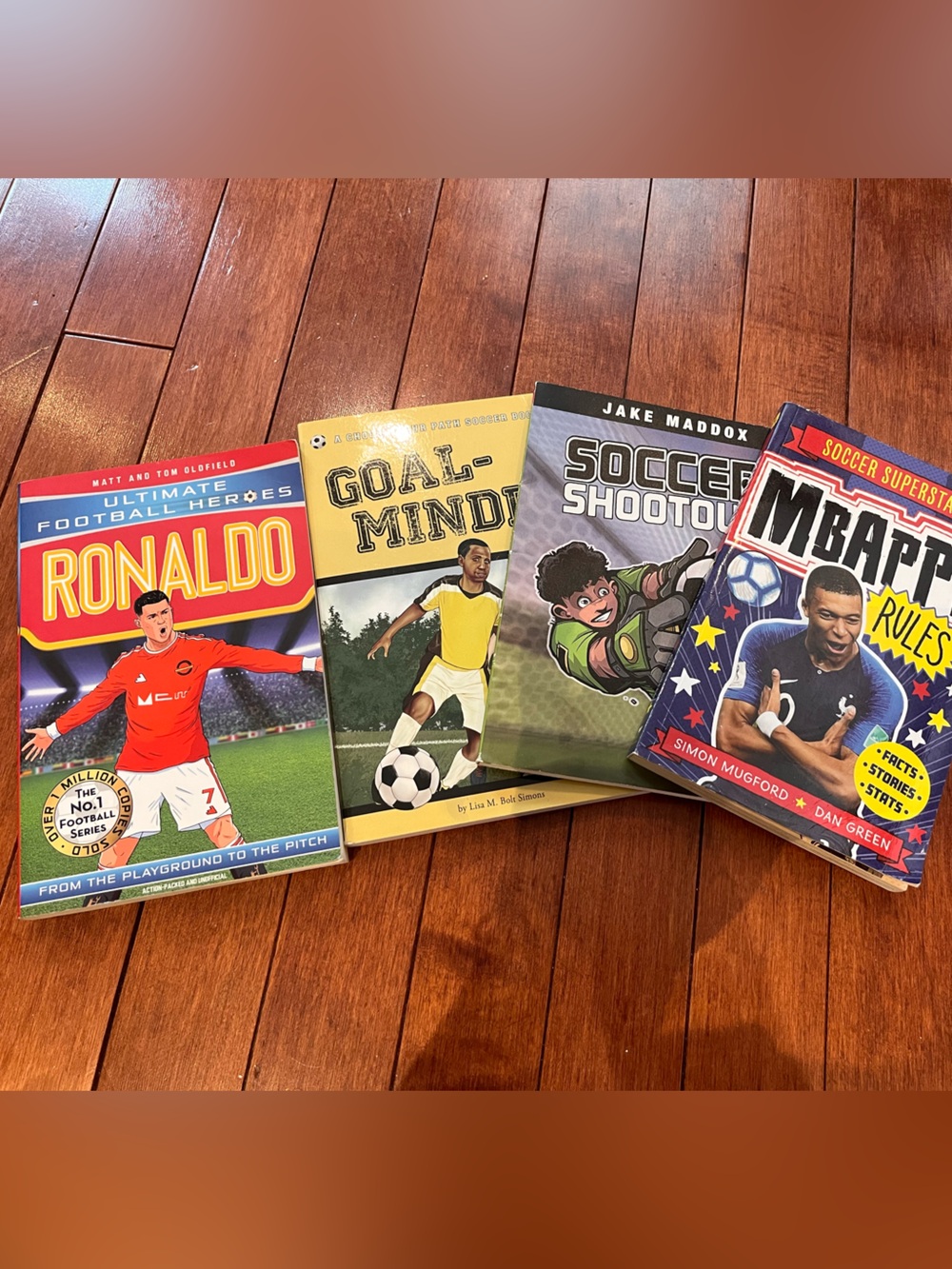 Set of 4 Kids' Soccer related Books